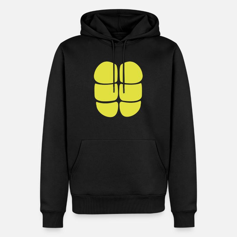 Schildkröte - Männer Premium Bio Hoodie - Schwarz