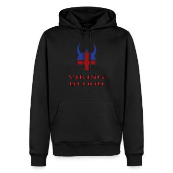 Iceland - Viking Blood - Casque - Sweat à capuche Premium bio Homme - noir - Devant - Nico (187cm)