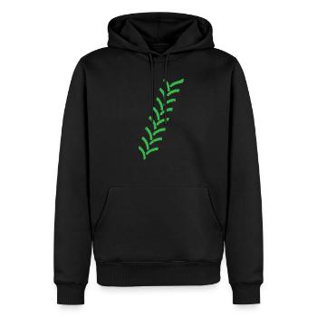 Landwirt Shirt Geschenk Bauer Traktor Farmer - Männer Premium Bio Hoodie - Schwarz - Vorne - Nico (187cm)