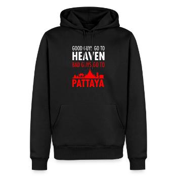 Pattaya Thailand böse Jungs gute Männer - Männer Premium Bio Hoodie - Schwarz - Vorne - Nico (187cm)