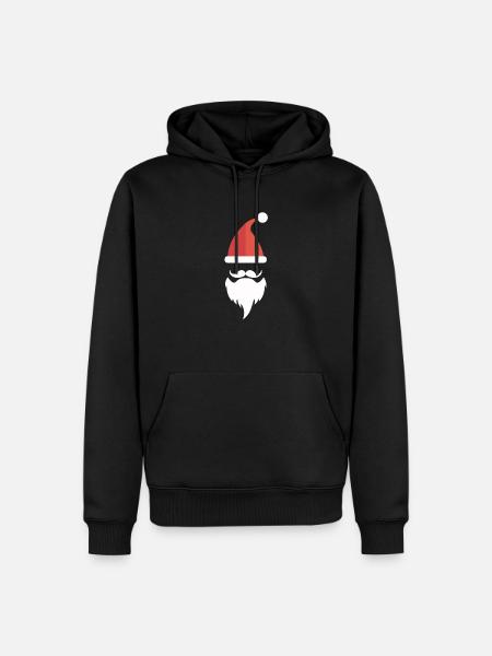 Noël, le Père Noël - Sweat à capuche Premium bio Homme - noir