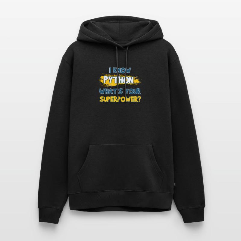 Programmer Python Men’s Premium Organic Hoodie