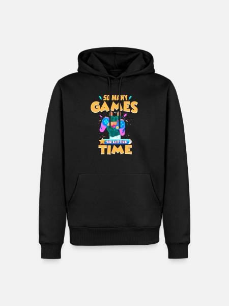 Gaming - Men’s Premium Organic Hoodie - black