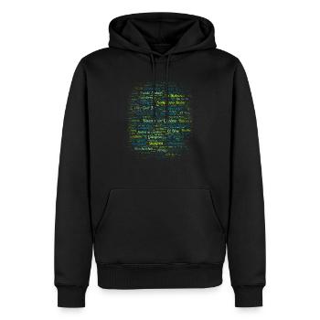 Rueda de Casino Dance Cuban Salsa - Männer Premium Bio Hoodie - Schwarz - Vorne - Nico (187cm)