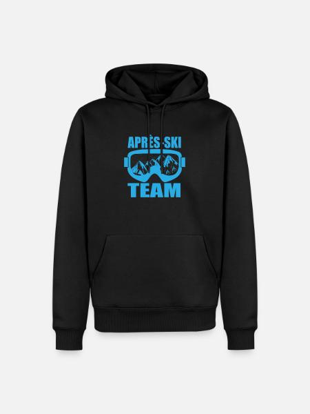 Apres-ski - Men’s Premium Organic Hoodie - black