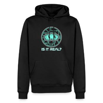 Virtual Reality Gift HMD VR Headset - Men’s Premium Organic Hoodie - black - Front - Nico (187cm)