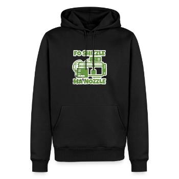 3D Druck Geschenk Lustiger Spruch 3D Print - Männer Premium Bio Hoodie - Schwarz - Vorne - Nico (187cm)