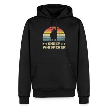 Schaf Schafe - Männer Premium Bio Hoodie - Schwarz - Vorne - Nico (187cm)