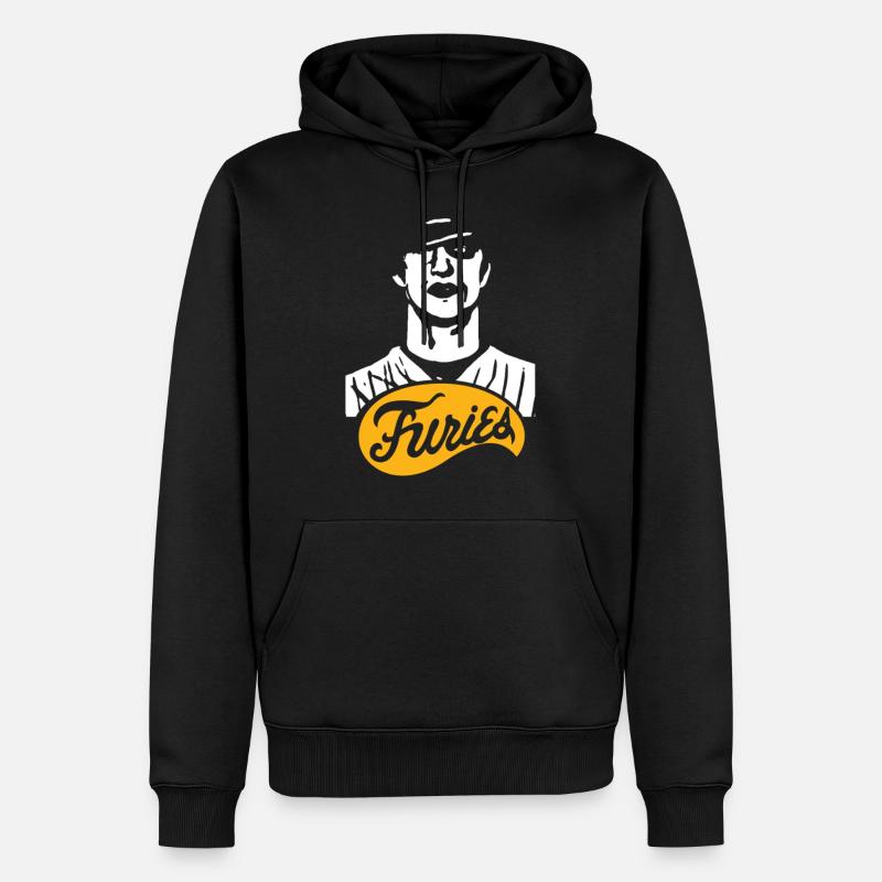 Furies Logo Vintage - Sweat à capuche Premium bio Homme - noir
