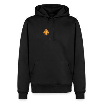 Ancient Astronaut Theorie Quimbaya Flugzeug - Männer Premium Bio Hoodie - Schwarz - Vorne - Nico (187cm)