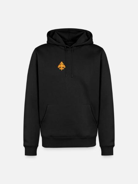 Ancient Astronaut Theory Quimbaya Airplane - Men’s Premium Organic Hoodie - black