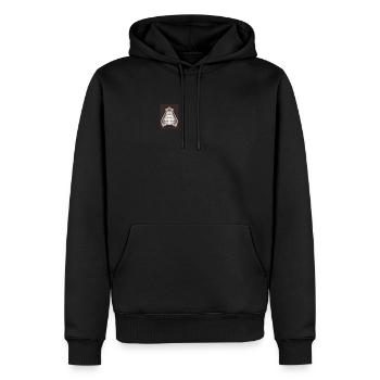 Ancient Astronaut Theorie Vimana Tempel - Männer Premium Bio Hoodie - Schwarz - Vorne - Nico (187cm)