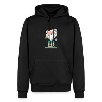 Ella Vorname Namensgeschenk Süßes Einhorn - Männer Premium Bio Hoodie - Schwarz - Vorne - Nico (187cm)