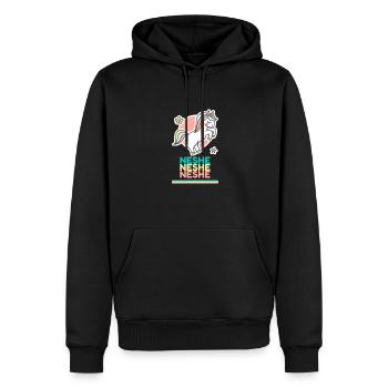 Neshe Vorname Namensgeschenk Süßes Einhorn - Männer Premium Bio Hoodie - Schwarz - Vorne - Nico (187cm)