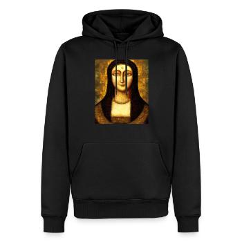 Portrait Einer Frau Gustav Klimt Style - Männer Premium Bio Hoodie - Schwarz - Vorne - Nico (187cm)