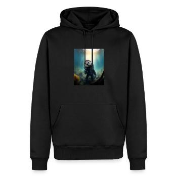 Cool Sea Otter Costume Scuba Diving Otter - Männer Premium Bio Hoodie - Schwarz - Vorne - Nico (187cm)
