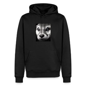 Cute Otter Bed Time Funny Bored Sleepyhead Otter - Männer Premium Bio Hoodie - Schwarz - Vorne - Nico (187cm)