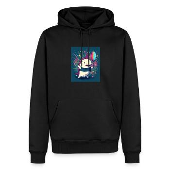 Cinco De Mayo Pinata Party Cute Axolotl Pinata - Sweat à capuche Premium bio Homme - noir - Devant - Nico (187cm)
