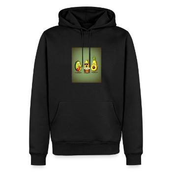 Musicien américano-mexicain Mexican Food Band - Sweat à capuche Premium bio Homme - noir - Devant - Nico (187cm)
