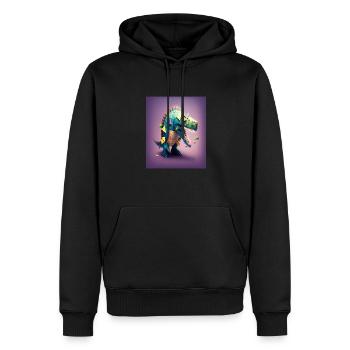 Dinosaur Lover Mexican Dinosaur Pinata - Männer Premium Bio Hoodie - Schwarz - Vorne - Nico (187cm)