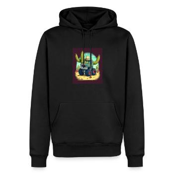 Cactus Plant Collectors Mexican Cactus Plant In A - Männer Premium Bio Hoodie - Schwarz - Vorne - Nico (187cm)
