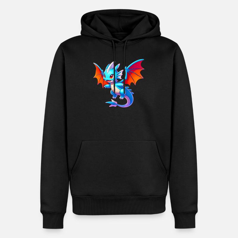 Dragon - Sweat à capuche Premium bio Homme - noir