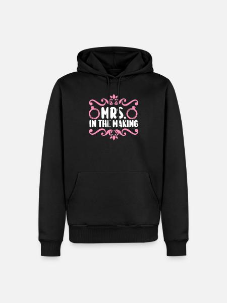 JGA Team Braut Junggesellinnenabschied - Männer Premium Bio Hoodie - Schwarz
