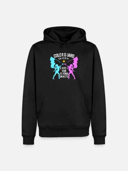 Carnaval Drapeau Carnaval agitant des drapeaux - Sweat à capuche Premium bio Homme - noir