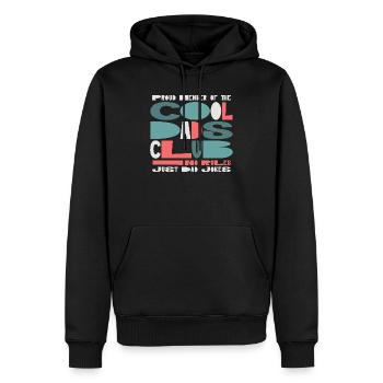 Cool Dads Club - Papa Vatertag Geschenk - Männer Premium Bio Hoodie - Schwarz - Vorne - Nico (187cm)