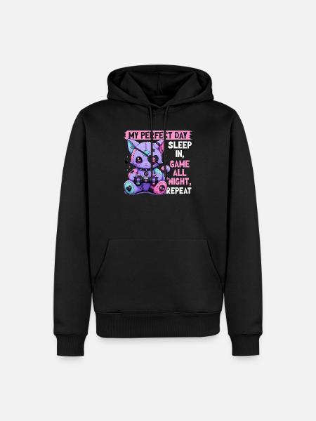 Pastel Goth Soft Goth Gaming Gamer - Men’s Premium Organic Hoodie - black