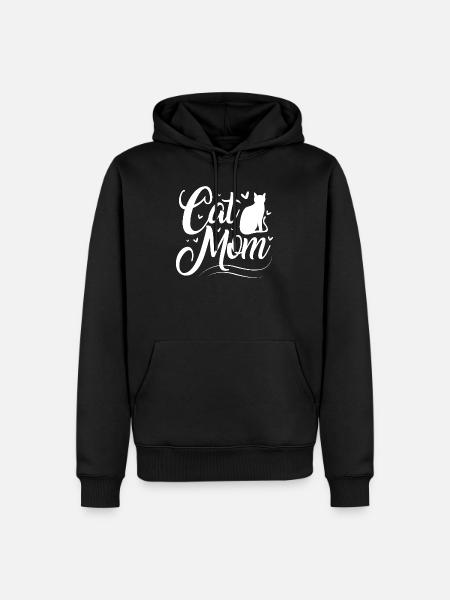 Tabby Katze - Männer Premium Bio Hoodie - Schwarz