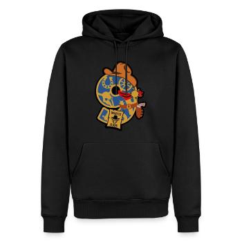 Cowboy 9. Geburtstagsparty Nummer 9 - 9 Jahre - Männer Premium Bio Hoodie - Schwarz - Vorne - Nico (187cm)