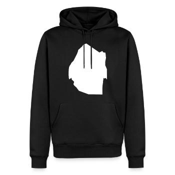 Swasiland Landkarte Flagge - Männer Premium Bio Hoodie - Schwarz - Vorne - Nico (187cm)
