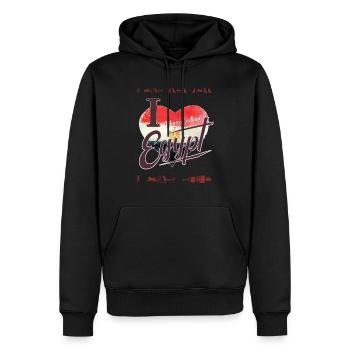 J’adore Egypte Gift Diving Marsa Alam - Sweat à capuche Premium bio Homme - noir - Devant - Nico (187cm)