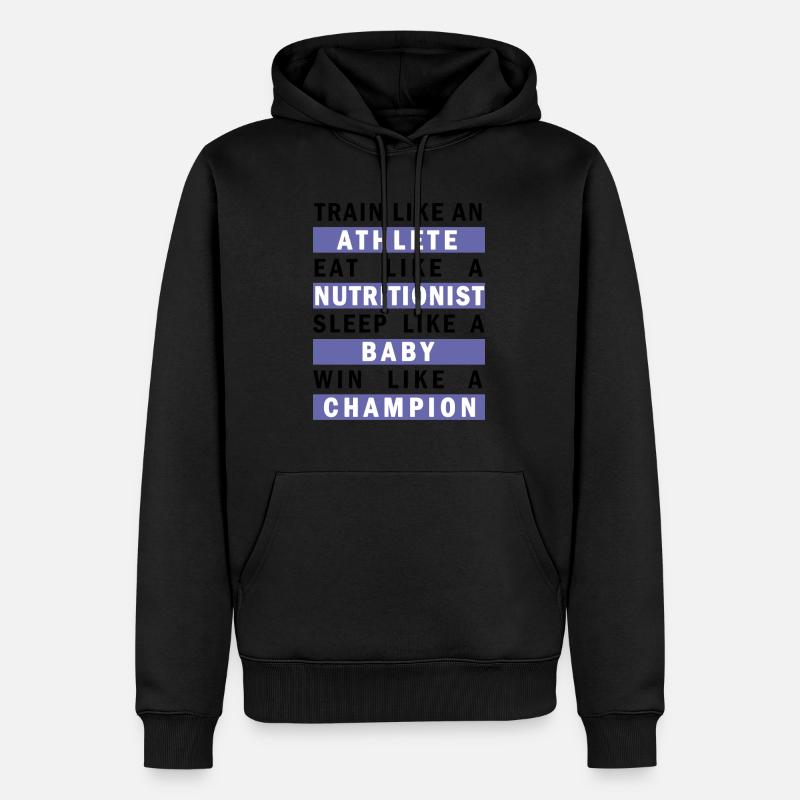 BW ANBC Champion Routine - Männer Premium Bio Hoodie - Schwarz
