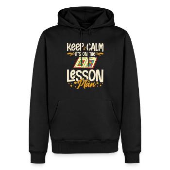 Lesson Plan Teacher Preschool Planner School - Männer Premium Bio Hoodie - Schwarz - Vorne - Nico (187cm)