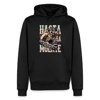 Skate Hasta La Muerte - Männer Premium Bio Hoodie - Schwarz - Vorne - Nico (187cm)