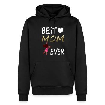 Muttertag feiern beste Mama bester Mutter Geschenk - Männer Premium Bio Hoodie - Schwarz - Vorne - Nico (187cm)