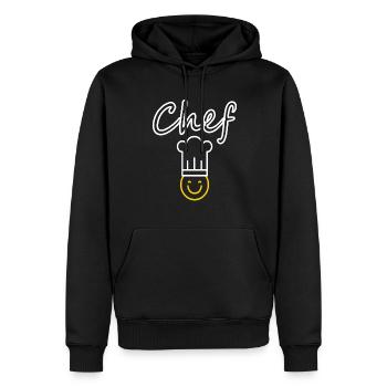 Chef cooking Cook delicious cooking Gift idea - Men’s Premium Organic Hoodie - black - Front - Nico (187cm)