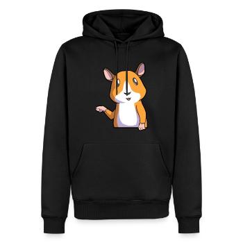 Meerschweinchen Liebhaber - Männer Premium Bio Hoodie - Schwarz - Vorne - Nico (187cm)
