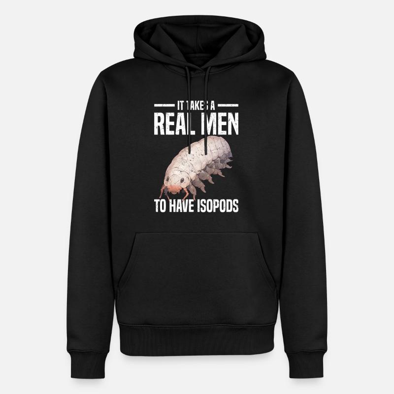 Asseln - Männer Premium Bio Hoodie - Schwarz
