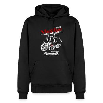 Simson Schwalbe RDA Cyclomoteur - Sweat à capuche Premium bio Homme - noir - Devant - Nico (187cm)
