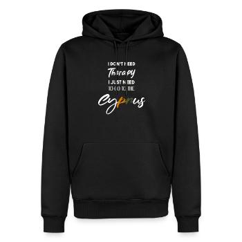 Zypern Geschenkidee Cyprus lustiger Spruch witzig - Männer Premium Bio Hoodie - Schwarz - Vorne - Nico (187cm)