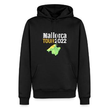 Mallorca Holiday 2022 2021 T-shirt - Men’s Premium Organic Hoodie - black - Front - Nico (187cm)