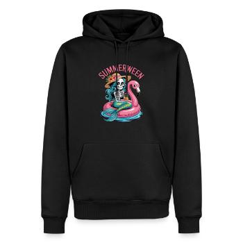 Summerween Halloween Meerjungfrau - Männer Premium Bio Hoodie - Schwarz - Vorne - Nico (187cm)