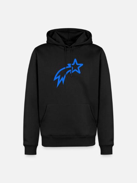 Falling Star Stern - Men’s Premium Organic Hoodie - black