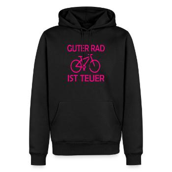 Fun Spaß Lustige - Männer Premium Bio Hoodie - Schwarz - Vorne - Nico (187cm)