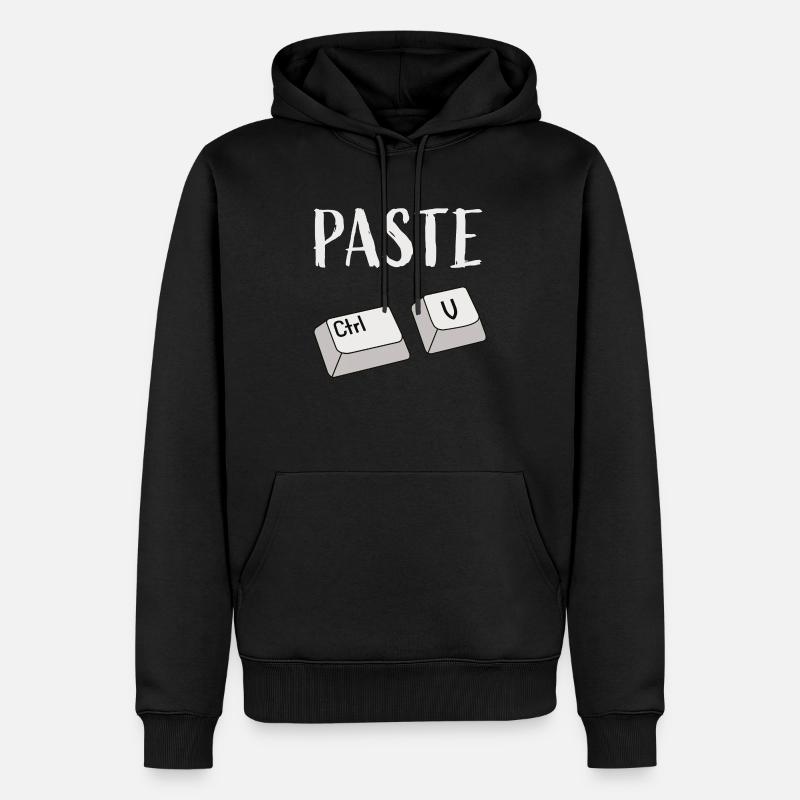 Ctrl V Insérer - Sweat à capuche Premium bio Homme - noir