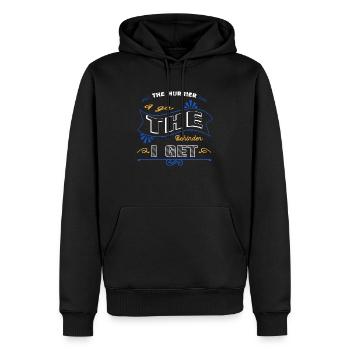 tree woodworker men a carpenters prayer tshirts - Männer Premium Bio Hoodie - Schwarz - Vorne - Nico (187cm)