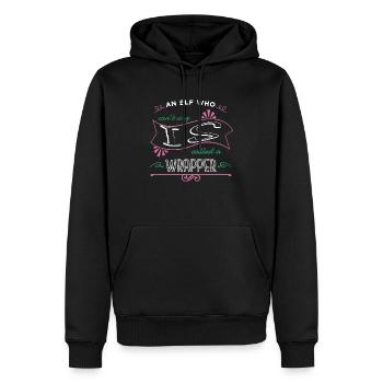 geek joke awkward fairy tail jokes awesome - Männer Premium Bio Hoodie - Schwarz - Vorne - Nico (187cm)